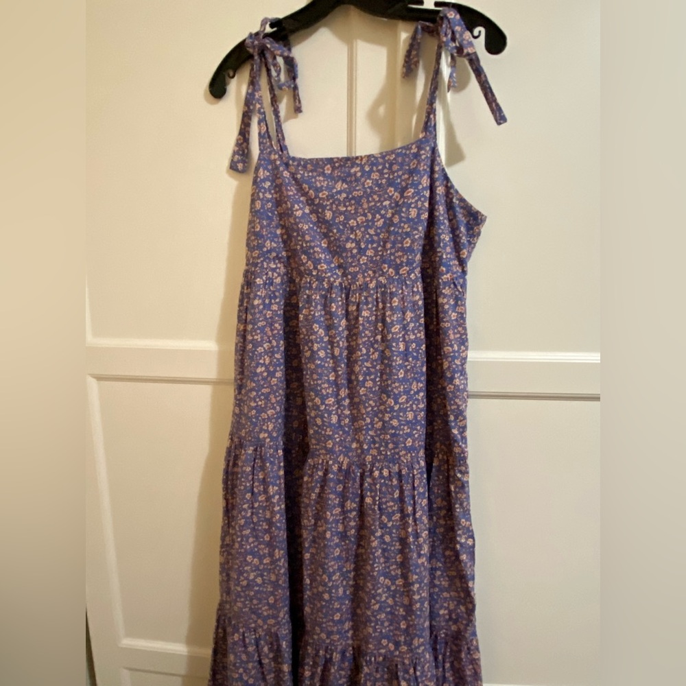 Madewell Summer Beachy Midi/Maxi Cotton Sun Dress Size M - Picture 6 of 7